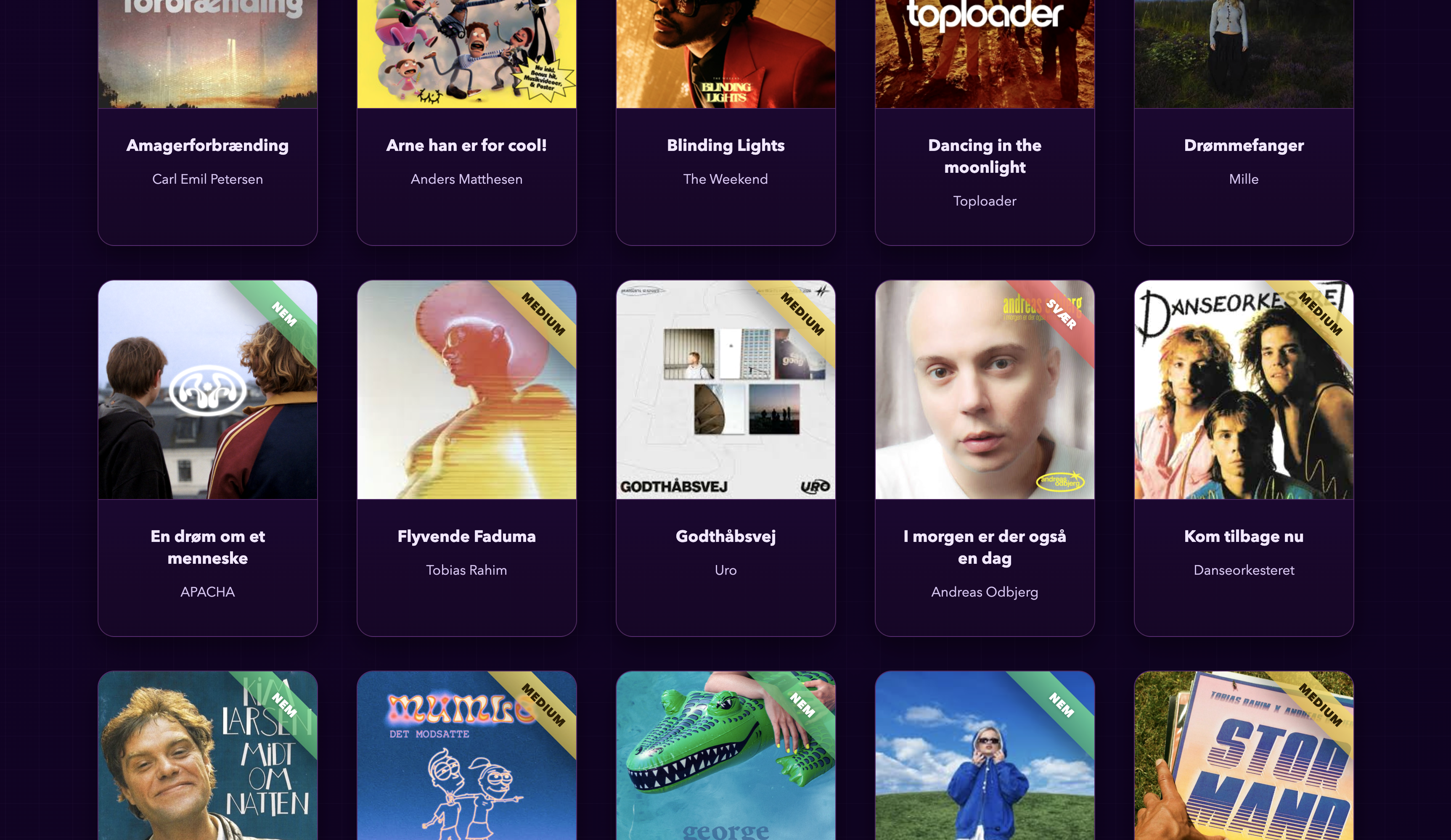 Oversigt over arrangementer i JamBoxEdu